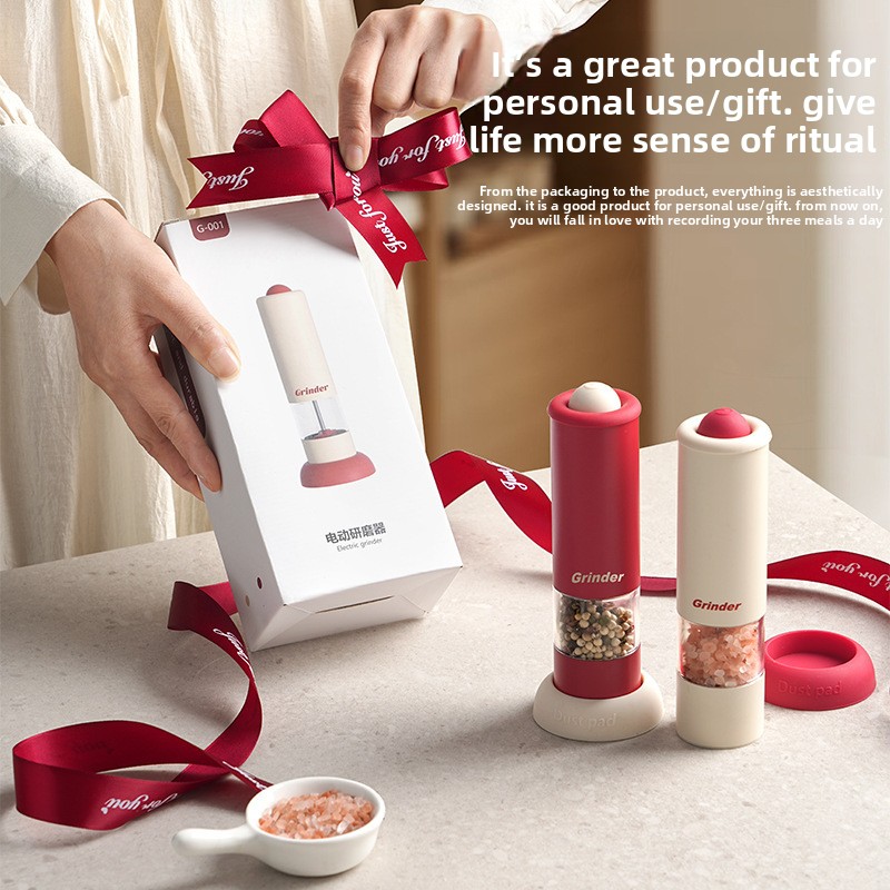 Marine Salt Mix - Electric pepper grinder Kitchen freshly ground
