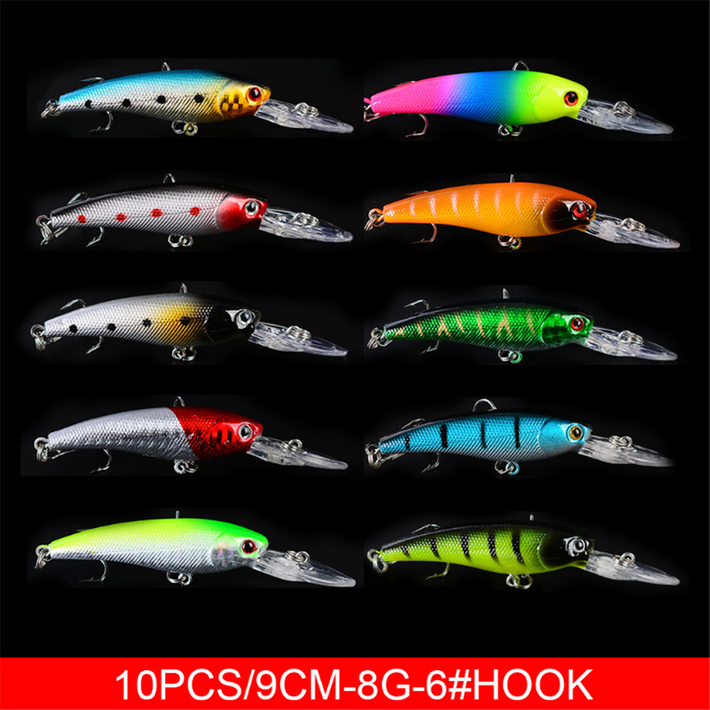 20pcs/lot Minnow Fishing Lures - Marine Salt Mix reseña y precio