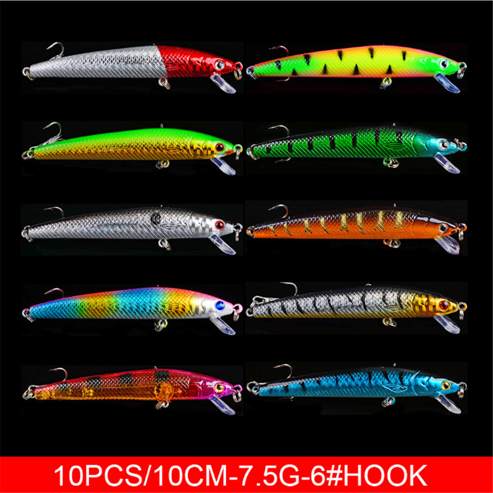20pcs/lot Minnow Fishing Lures - Marine Salt Mix reseña y precio