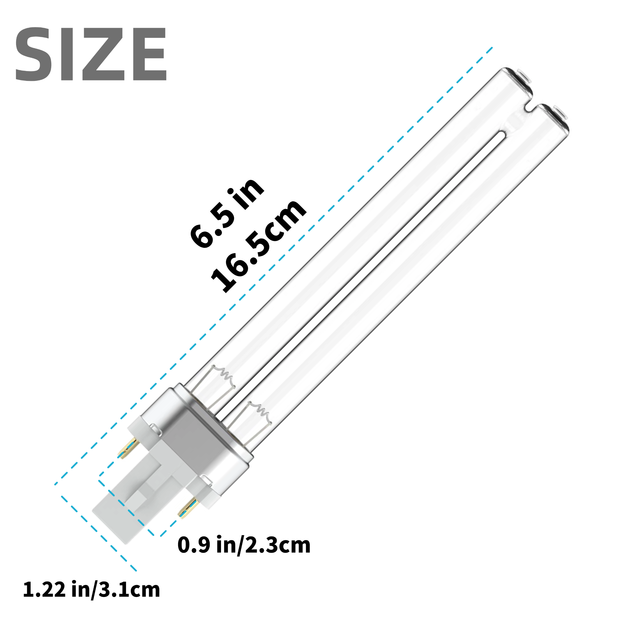 UV Light Bulb 2 x 9w G23 UV la - Marine Aquarium Uv reseña y precio