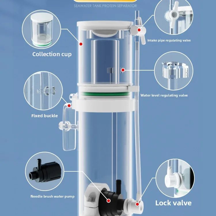 110V-240V New Mini Aquarium Pr - Protein Skimmer Hang On reseña y precio