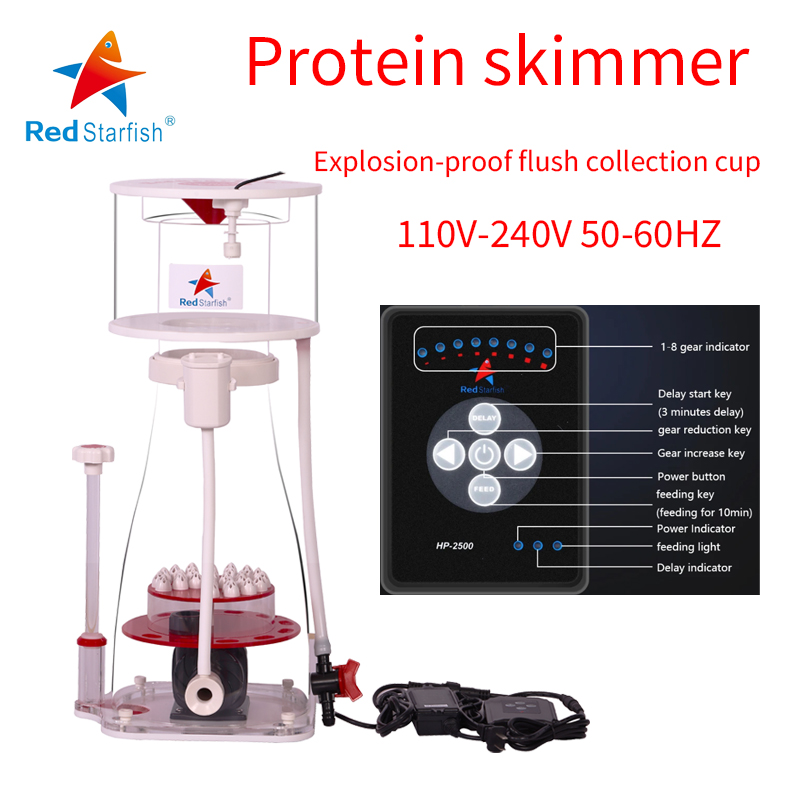 110-240V Red Starfish  Aquariu - Protein Skimmer Hang On reseña y precio