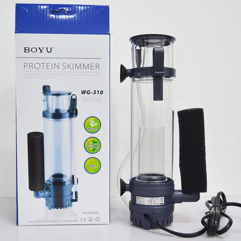 6W/8W BOYU Protein Skimmer Fil - Protein Skimmer Hang On reseña y precio