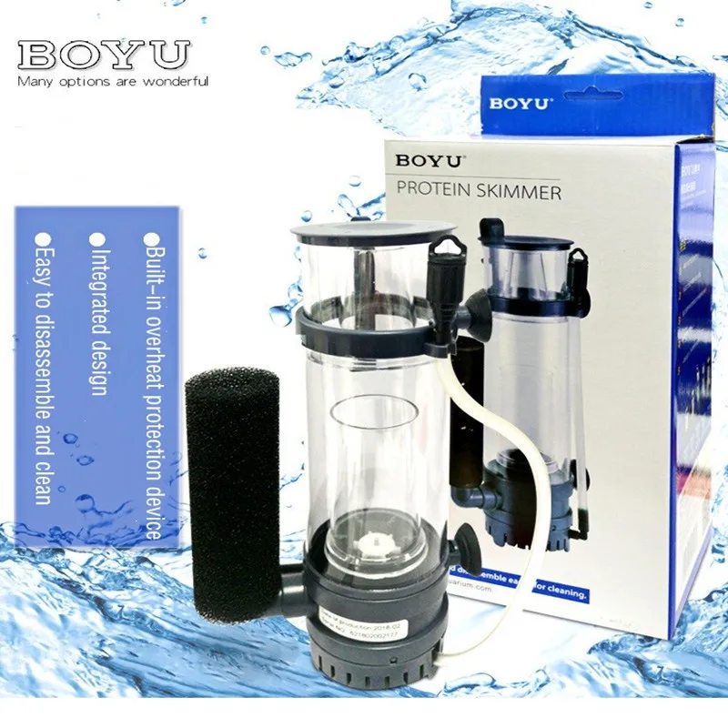 6W/8W BOYU Protein Skimmer Fil - Protein Skimmer Hang On reseña y precio