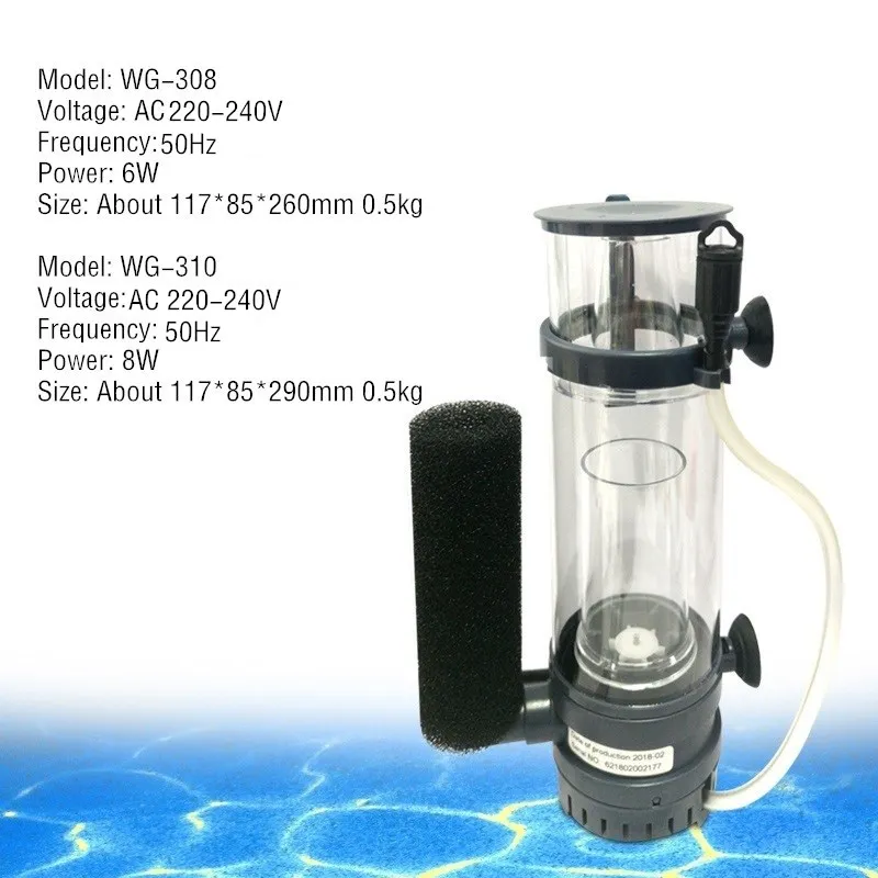 6W/8W BOYU Protein Skimmer Fil - Protein Skimmer Hang On reseña y precio