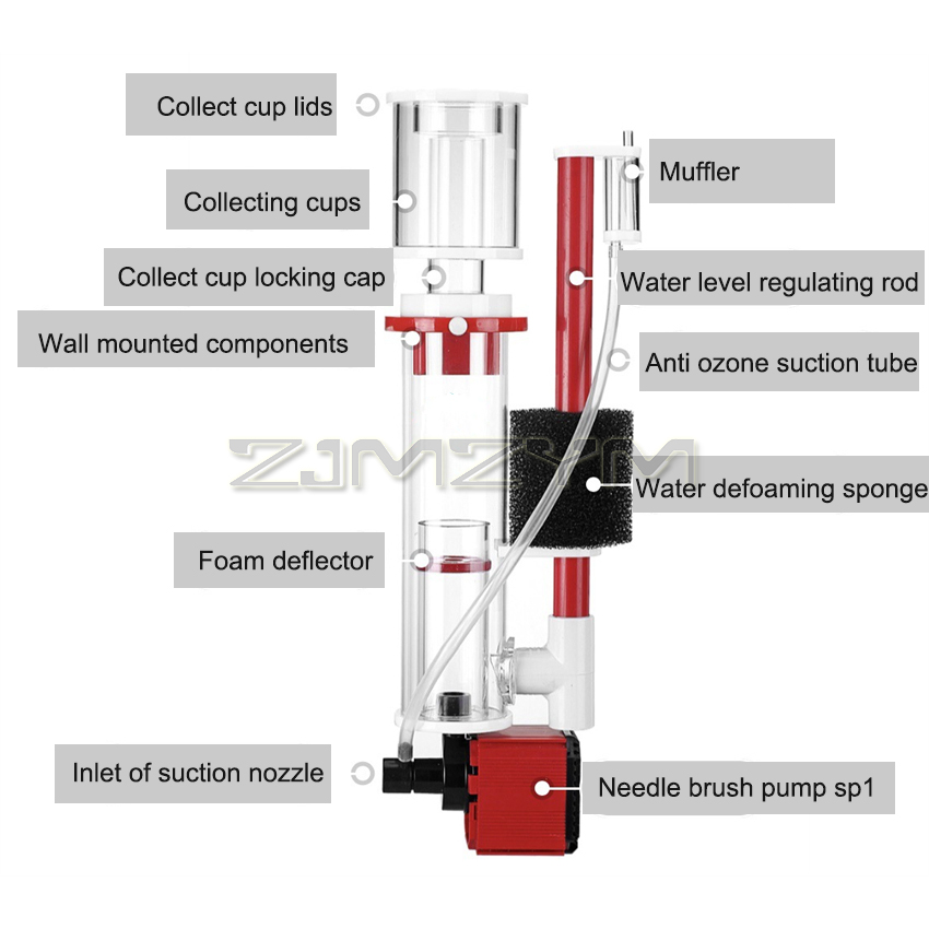 NANO-150 Protein Skimmer Built - Protein Skimmer Hang On reseña y precio