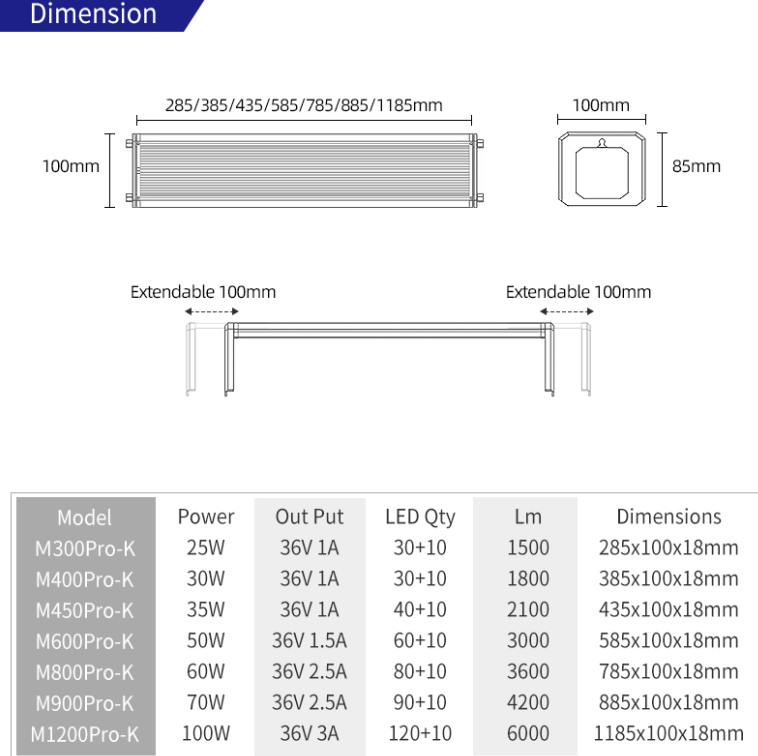 WEEK AQUA M Series 400mm Aquar - Marine Aquarium Uv reseña y precio
