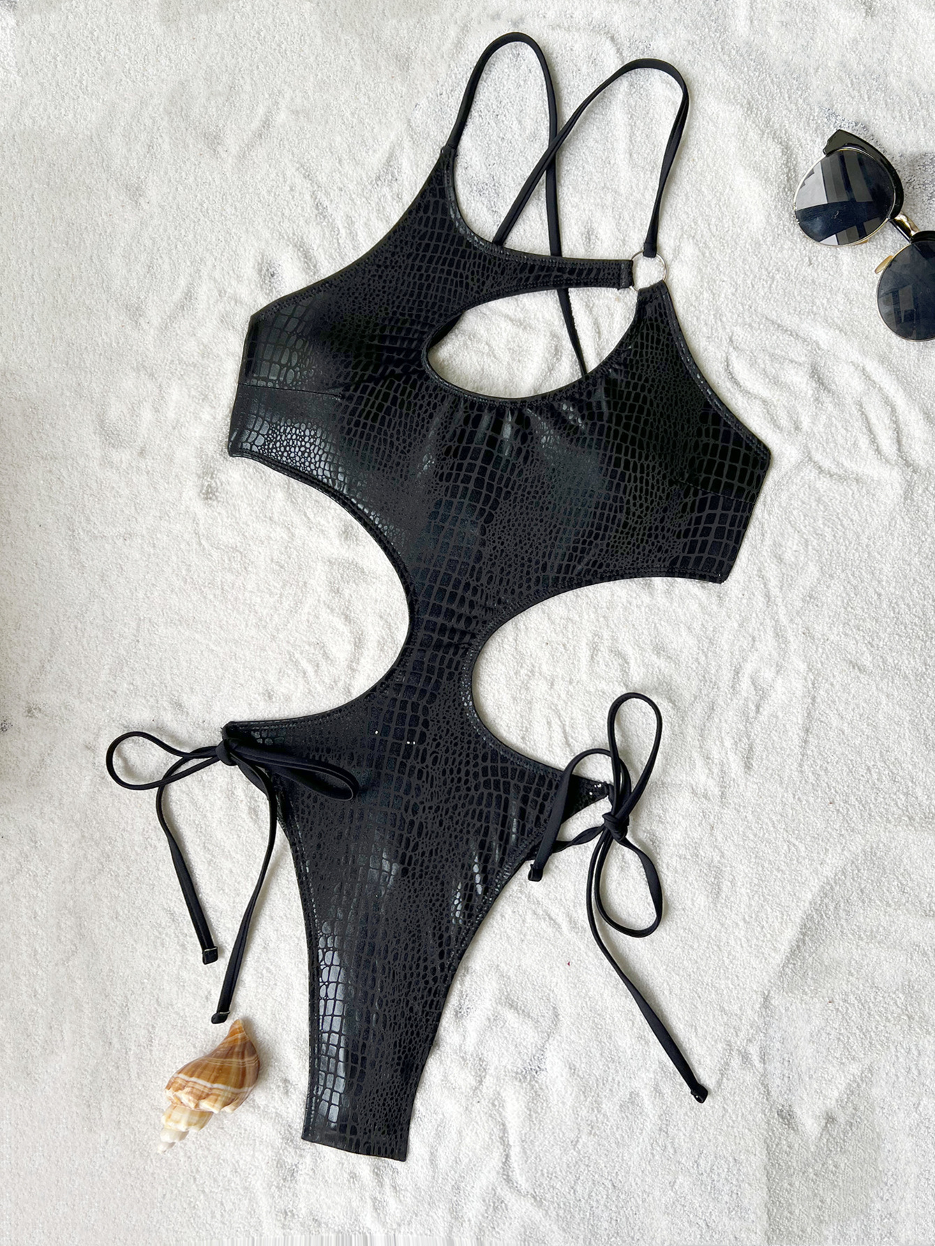 Women black snake print metall - Protein Skimmer Hang On reseña y precio
